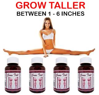 Grow Tall 4 month course, four bottles